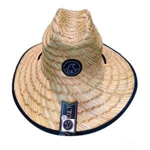 GORRO CULT PAJA OLA BORDE NEGRO - Imagen 2