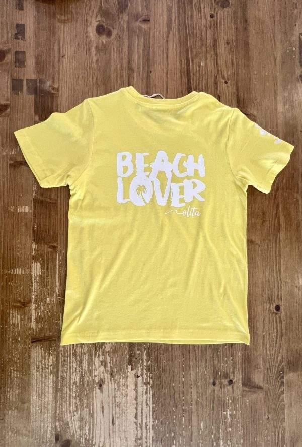 Camiseta Amarilla Niños Beach Lover
