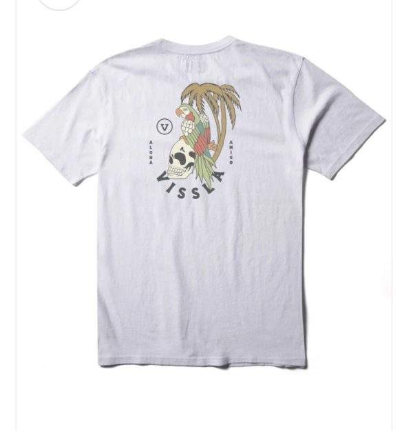 Camiseta Vissla Parrodise Boys Tee-WHT