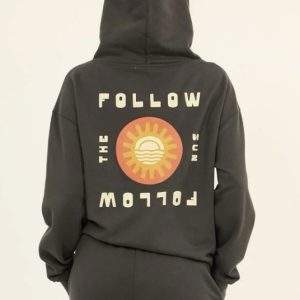 SURF CHECK FLEECE HOODIE talla S