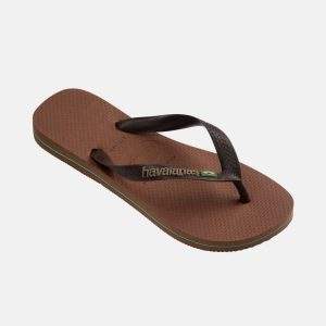 Havaianas Brasil Logo unisex Rust/Coffee