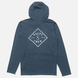 Tippet Hood Tech Tee - Pilot Blue